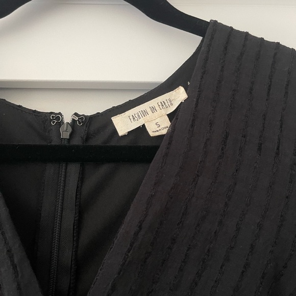 Nordstrom rack black midi dress tie belt - Picture 2 of 2